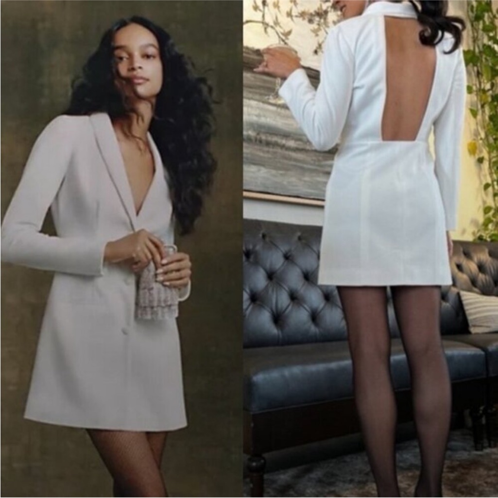 Anthropologie Bhldn X Carly Cushnie Blazer Dress